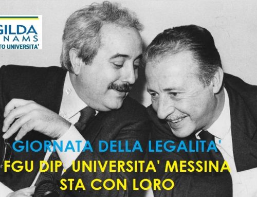 23 MAGGIO – FGU Dip. Università Messina prende parte alla Giornata della Legalità