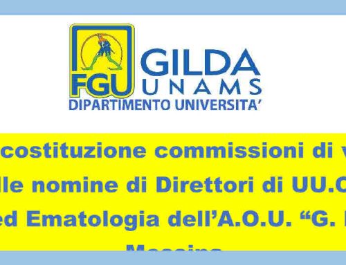 Illegittima costituzione commissioni di valutazione idonei alle nomine di Direttori di UU.OO.CC. AOU “G. Martino” Messina